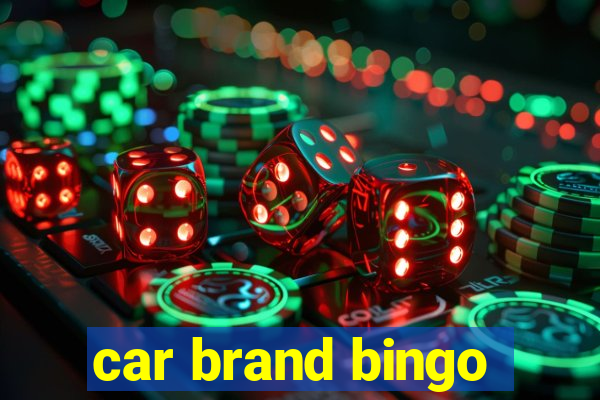 car brand bingo